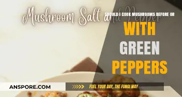 Cooking Mushrooms and Green Peppers: Before or Together?