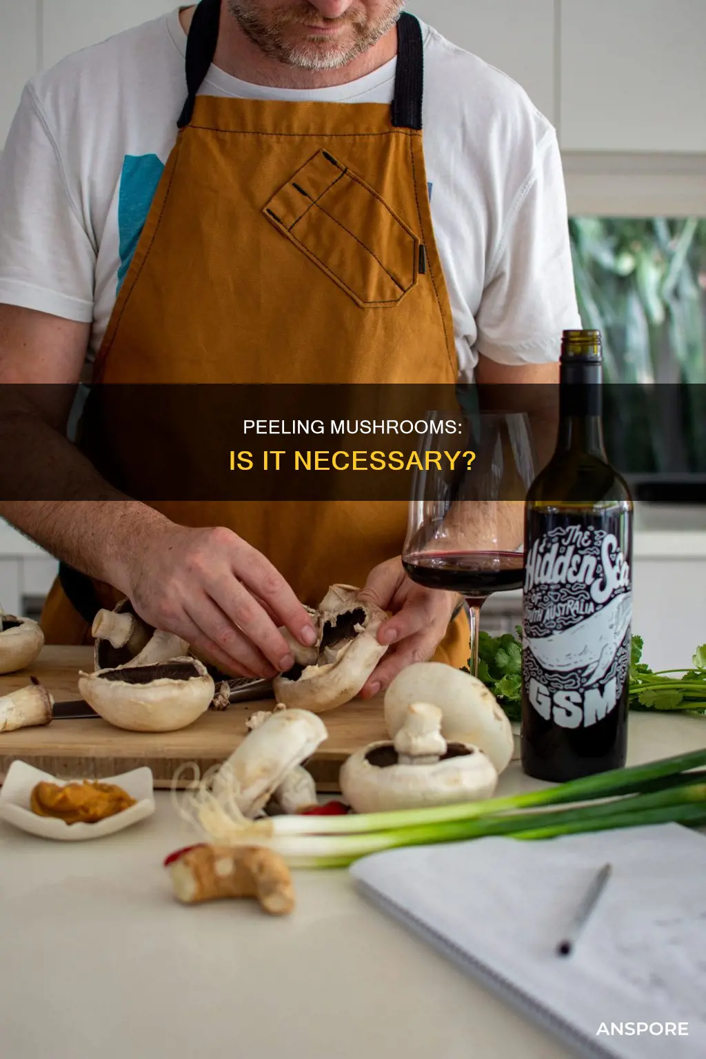 should i peel my mushrooms