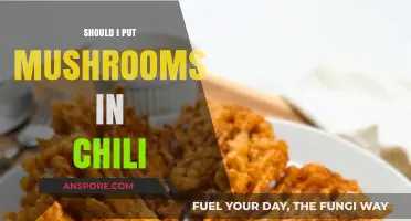 Mushrooms in Chili: A Flavorful Twist or Culinary Misstep?