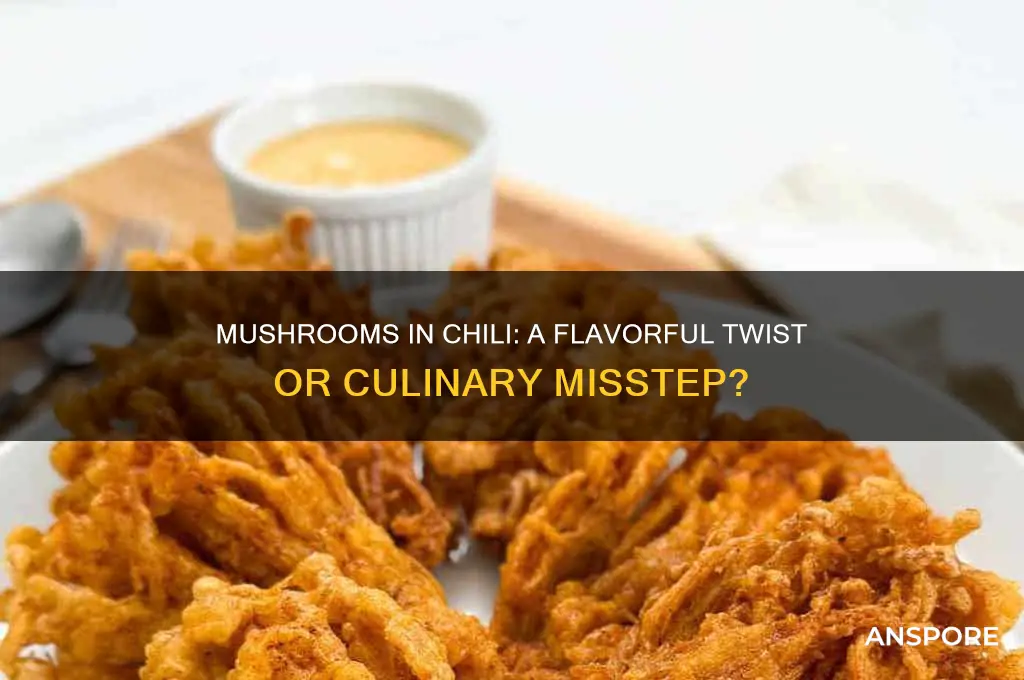 should i put mushrooms in chili