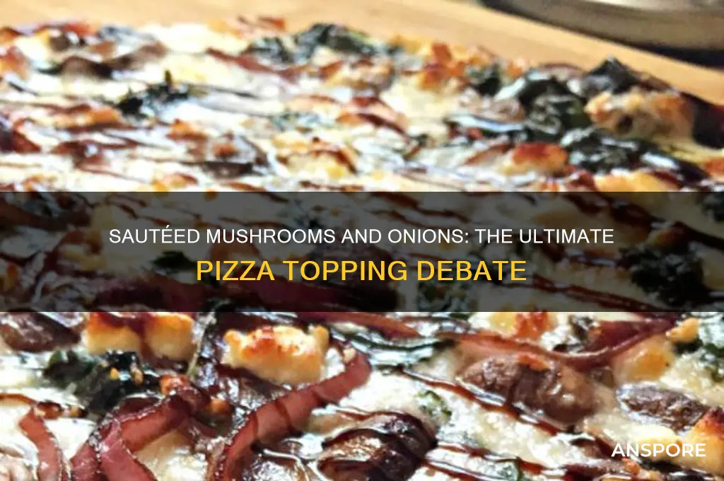 should i saute mushroom and onion for pizza
