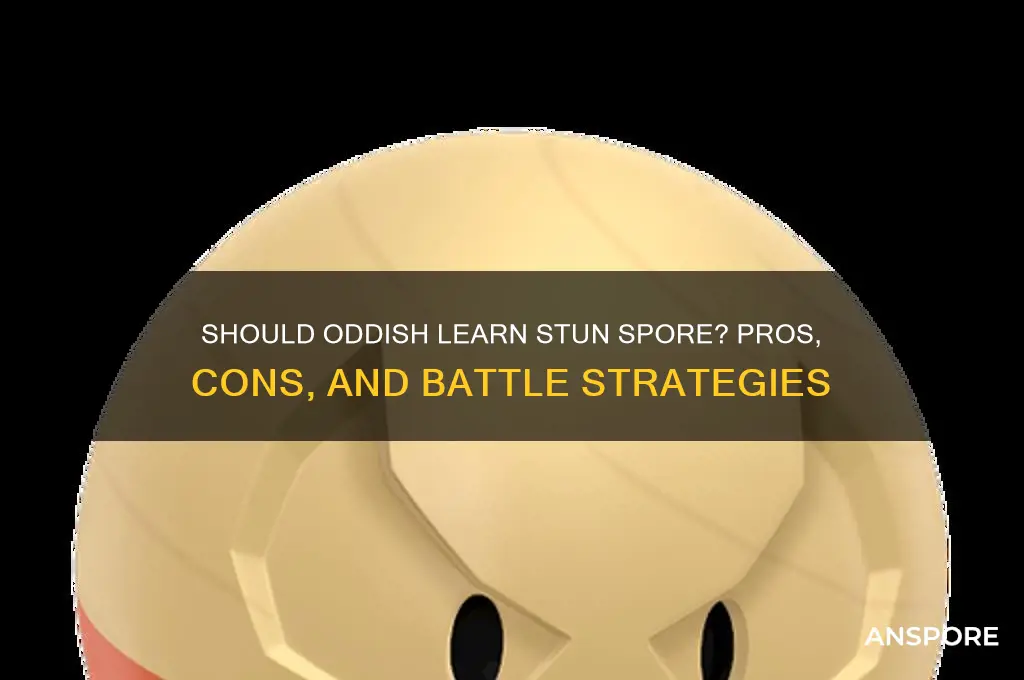should oddish learn stun spore
