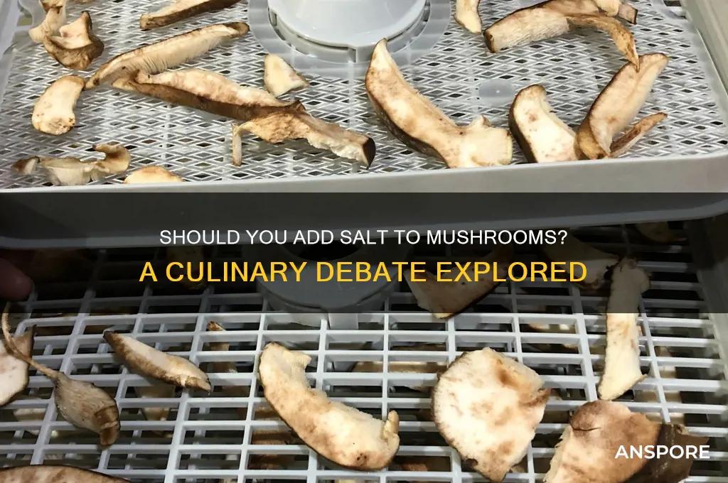 should you add salt to mushrooms