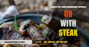 Mushrooms with Steak: Cook Together or Separate for Best Results?