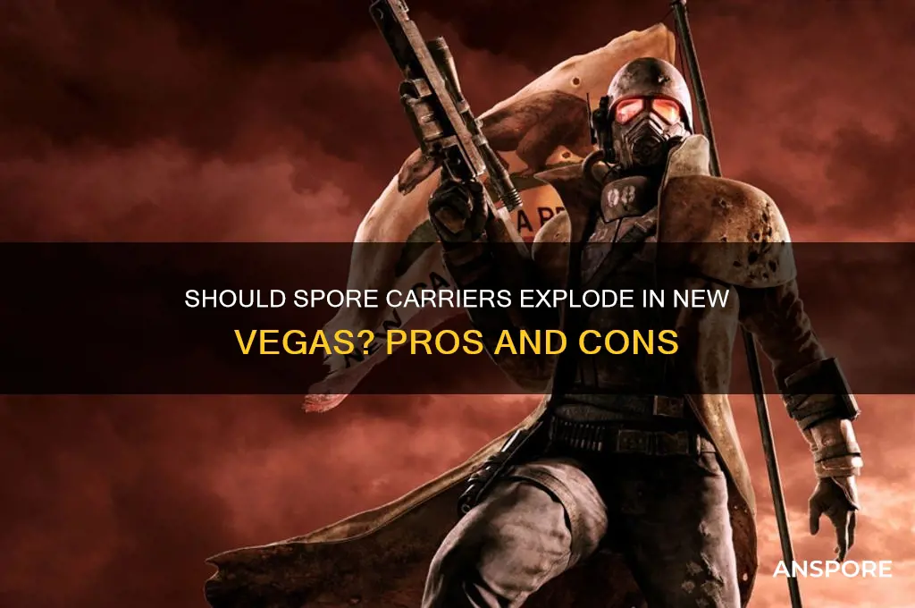 should you let spore carriers explode new begas