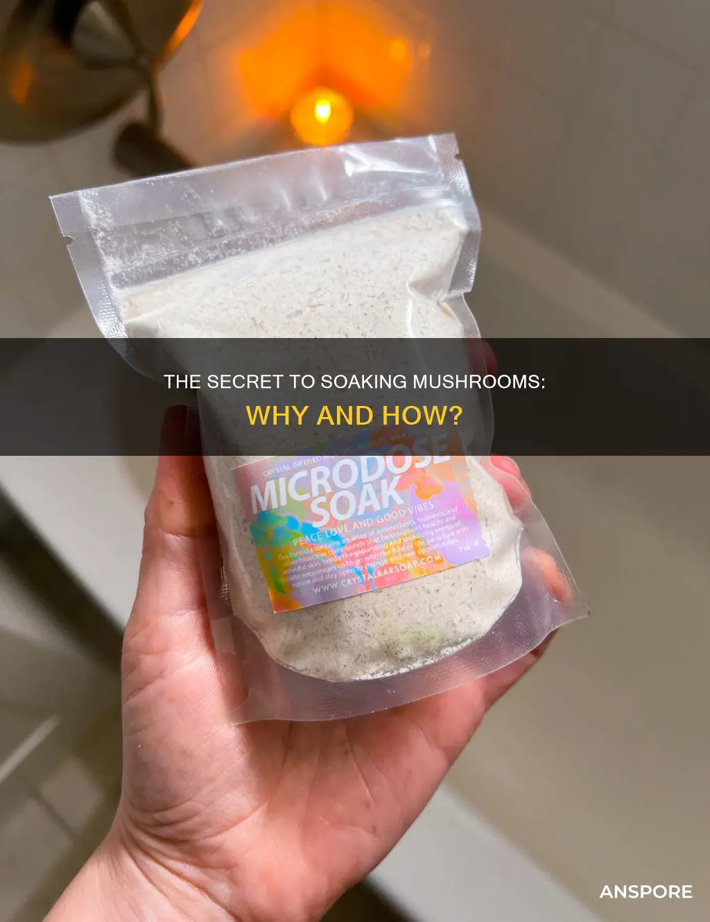 should you soak mushrooms