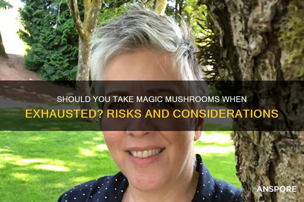 should you take majic mushrooms when you are tired