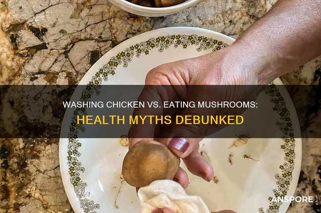 should you wash chicken g eat mushroom