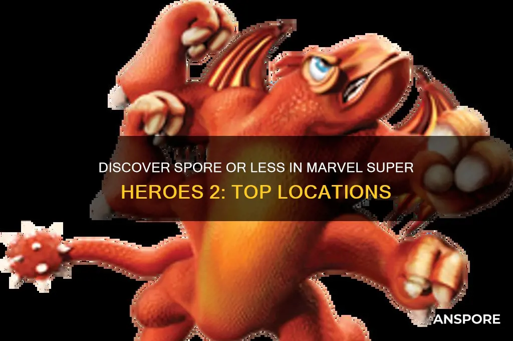 were to find spore or less in marvel superheroes 2