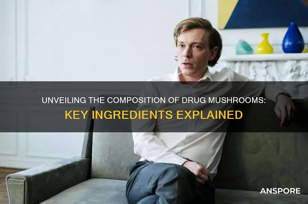 what are drug mushrooms made of