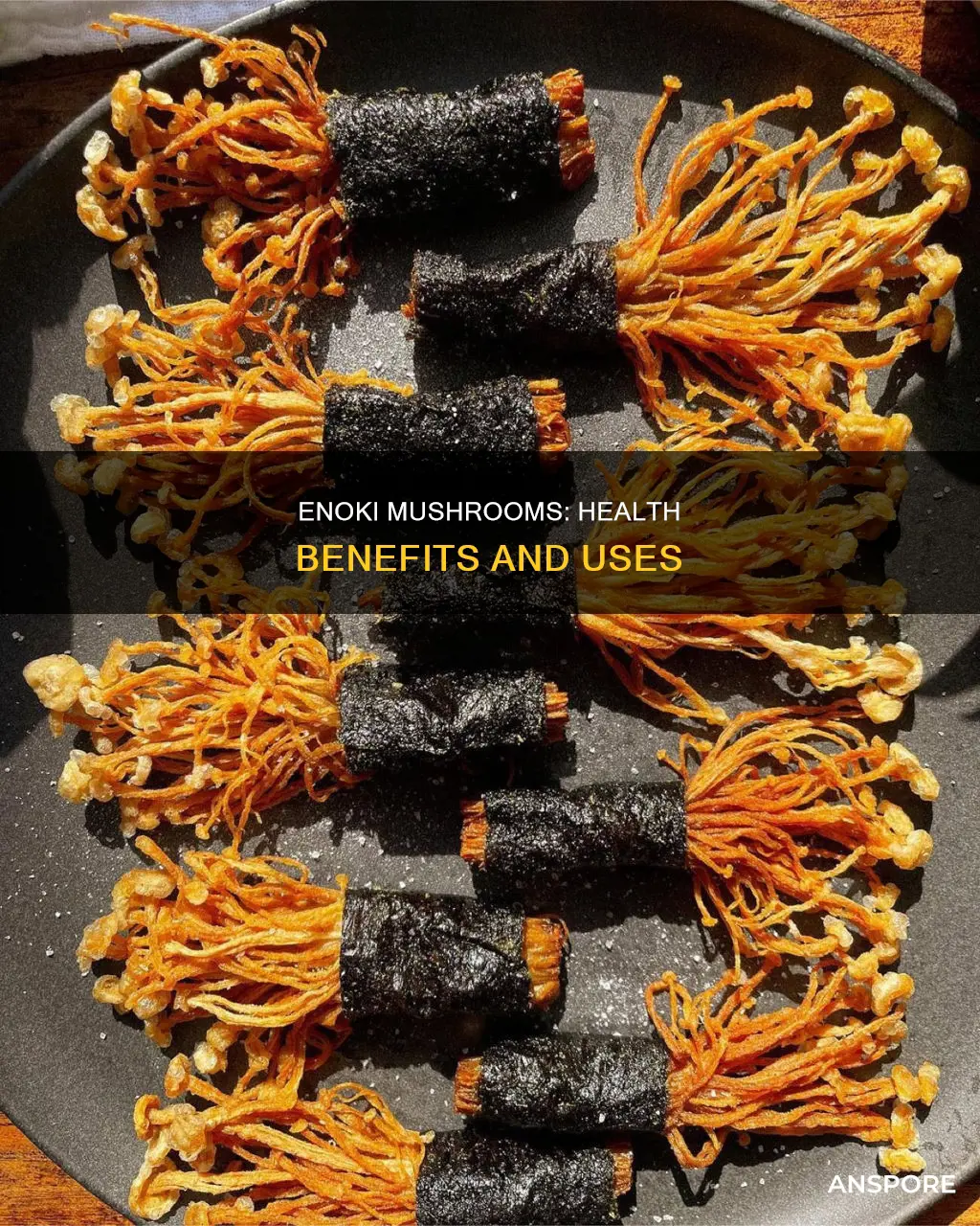 what are enoki mushrooms