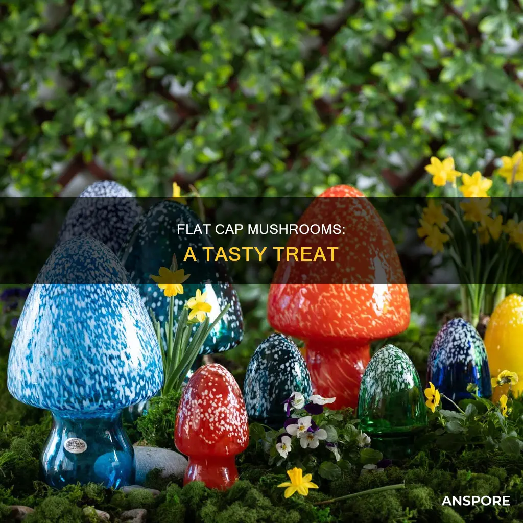 what are flat cap mushrooms