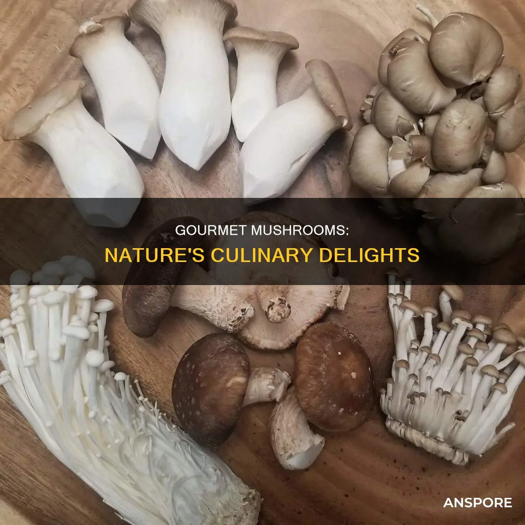 what are gourmet mushrooms