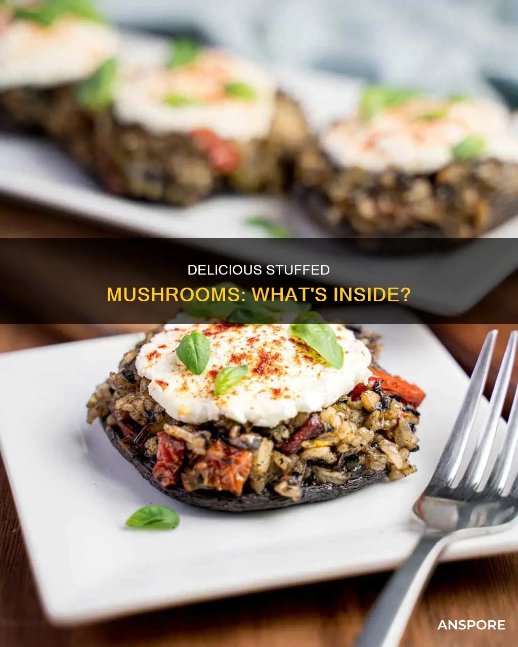 what are in stuffed mushrooms