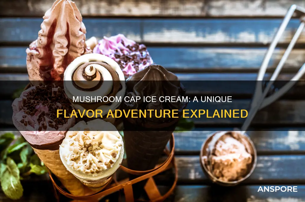 what are mushroom cap in ice cream