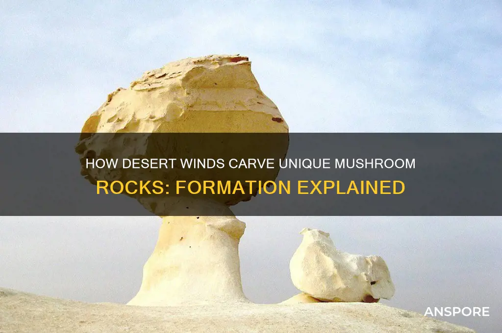 what are mushroom rocks formed in deserts