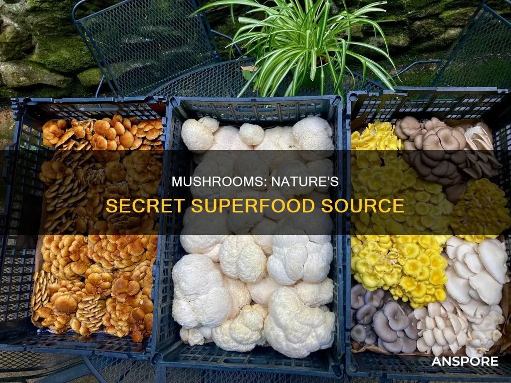 what are mushrooms food source