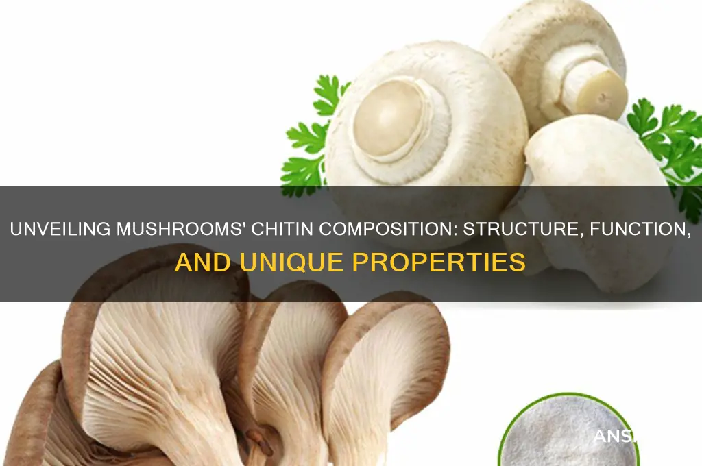 what are mushrooms made of chitin