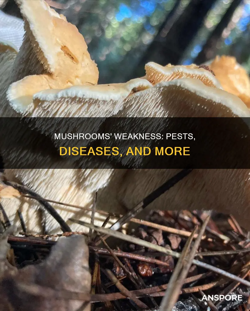 what are mushrooms weak to