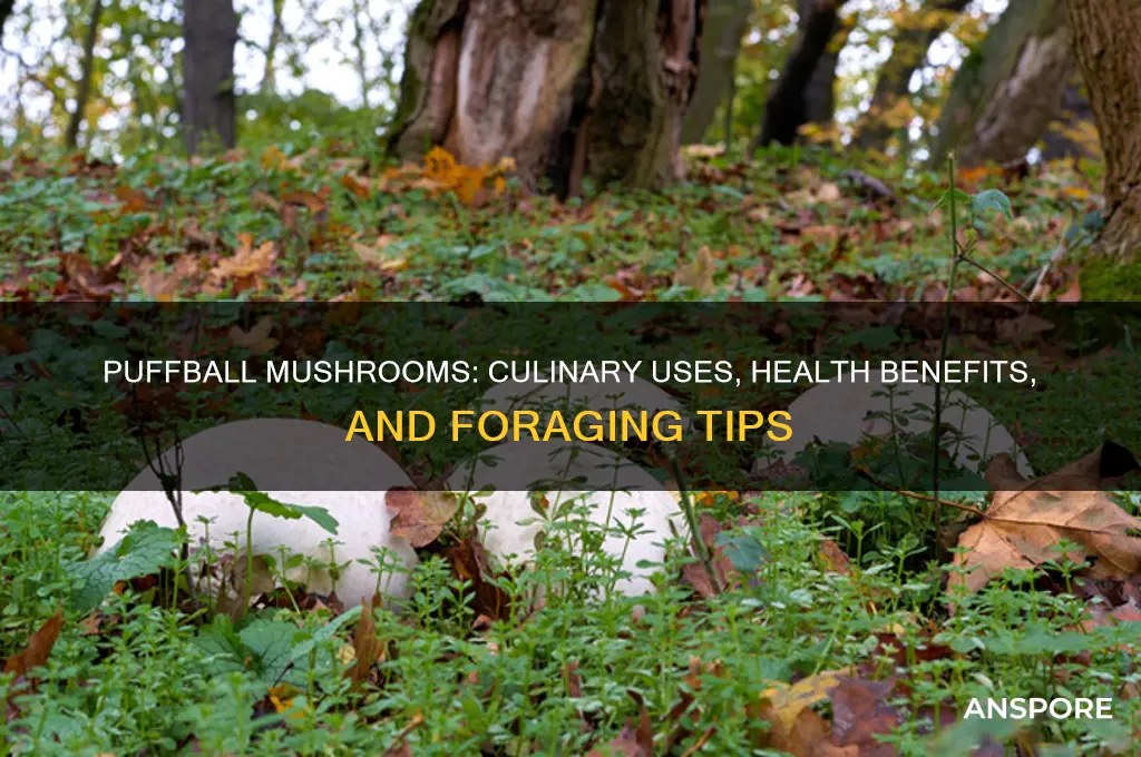 what are puffball mushrooms good for