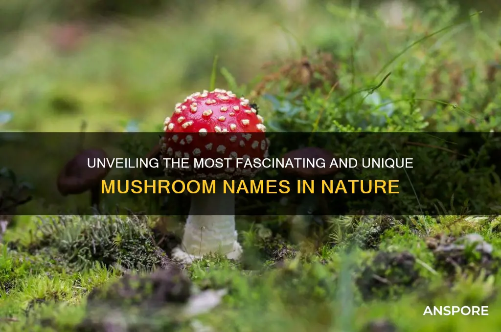 what are some cool mushroom names