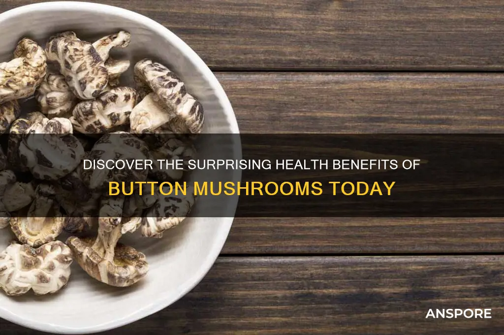 what are the benefits of button mushrooms