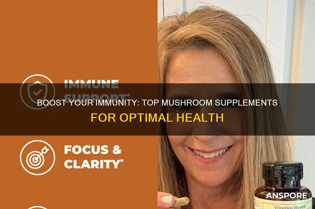 what are the best mushroom supplements for immune system