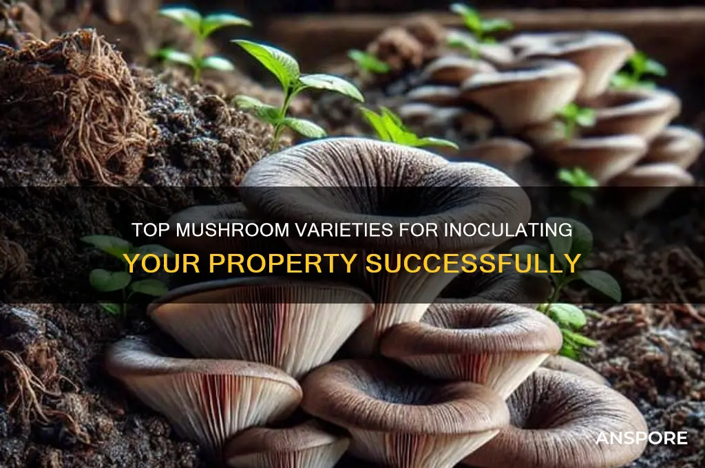 what are the best mushrooms to inoculate my property with
