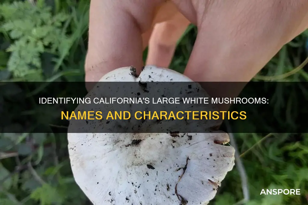 what are the big white mushrooms in ca called
