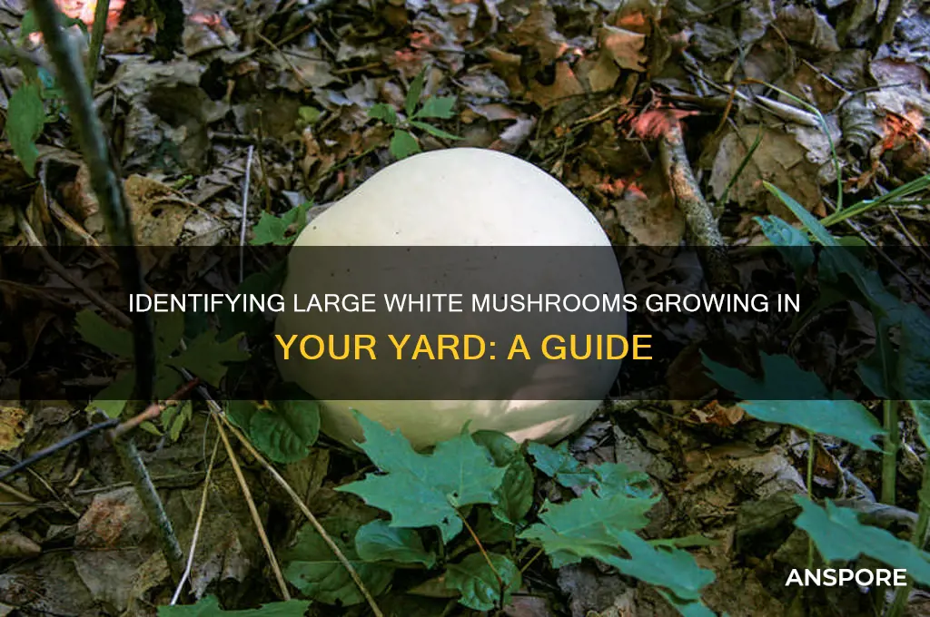 what are the big white mushrooms in my yard