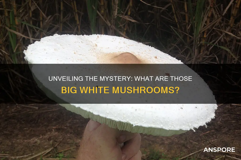 what are the big white mushrooms