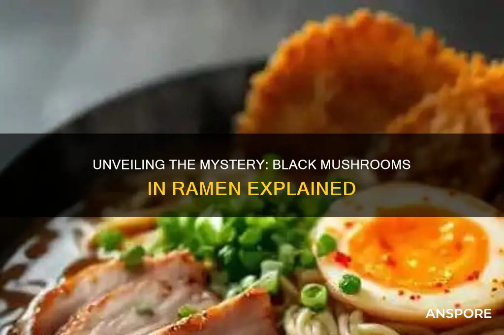what are the black mushrooms in ramen