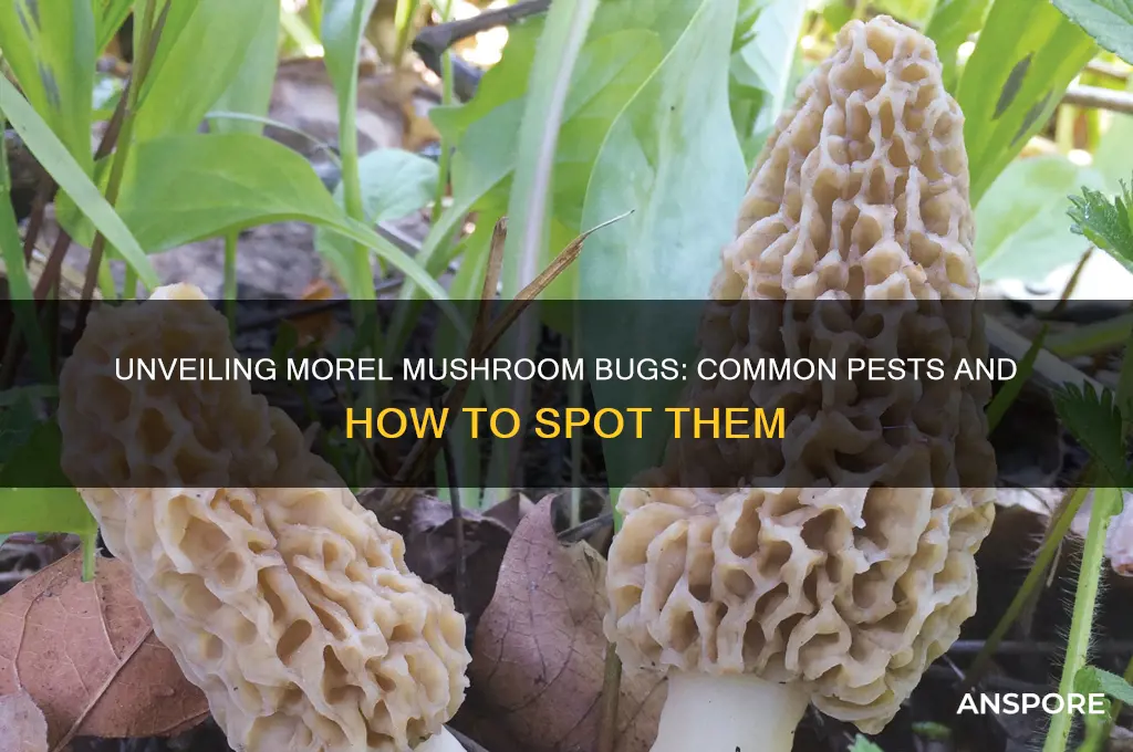 what are the bugs in morel mushrooms