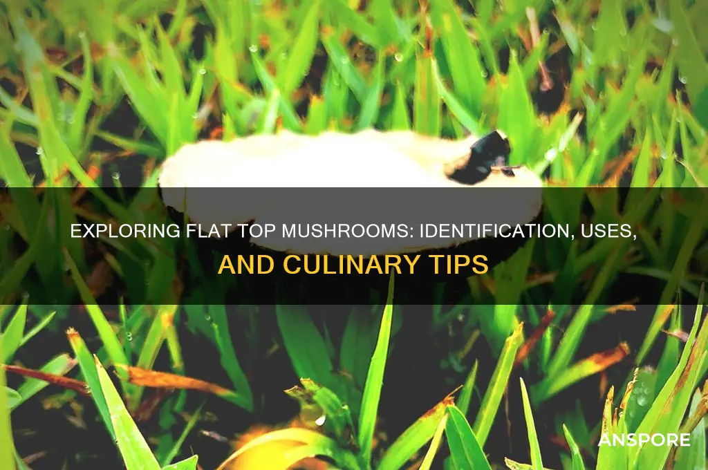 what are the flat top mushrooms