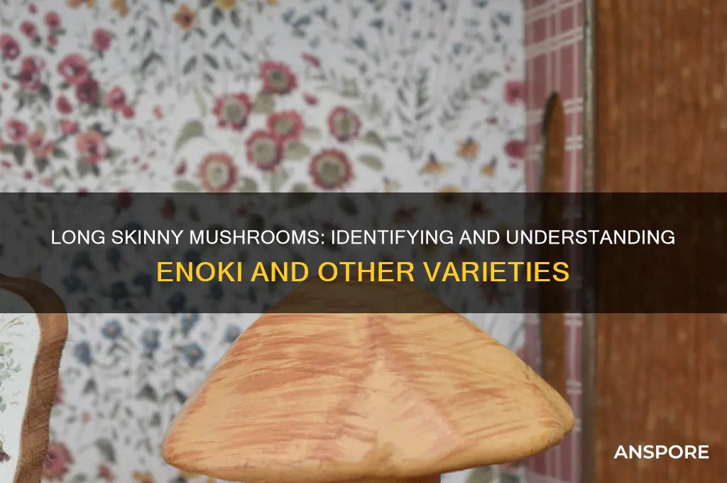 what are the long skinny mushrooms