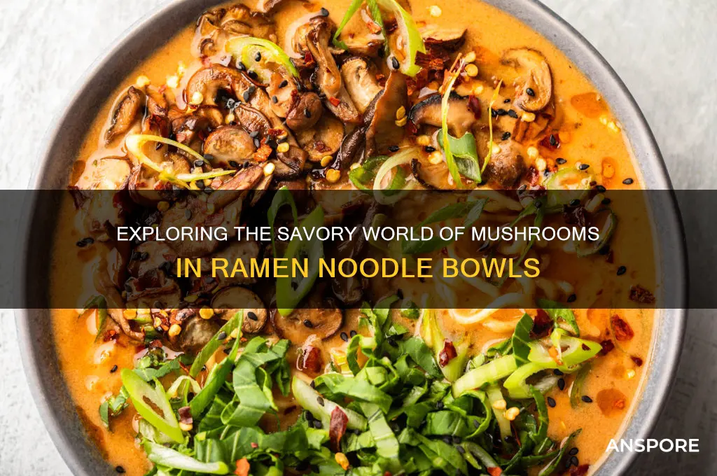 what are the mushrooms in ramen