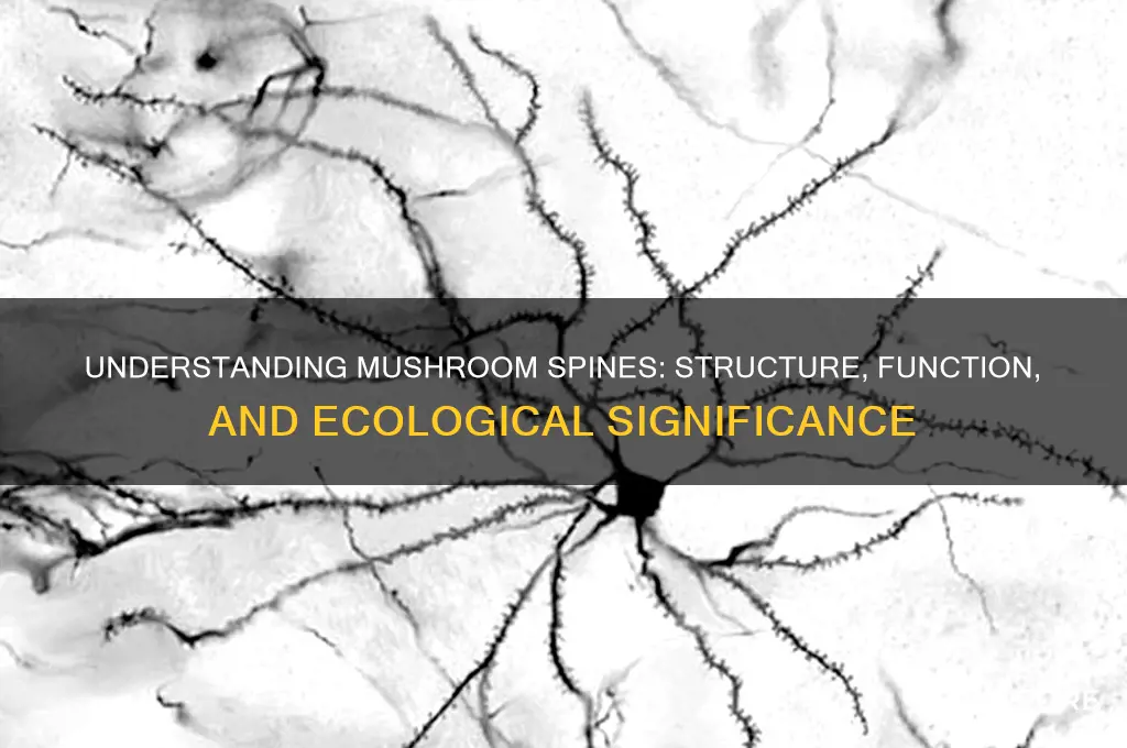 what are the spines of mushrooms