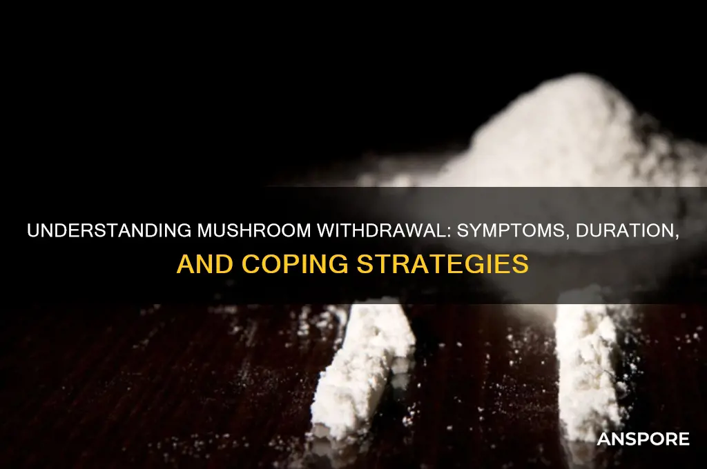 what are the withdrawal effects of mushrooms