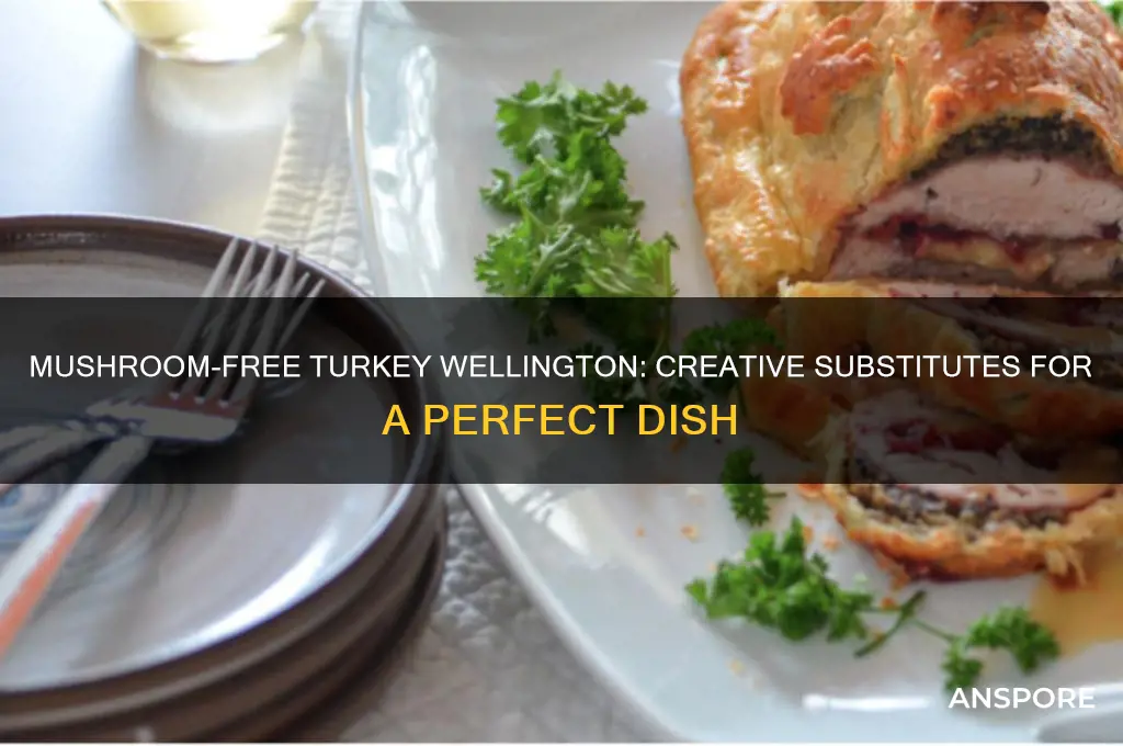 what can be substituted for mushrooms in turkey wellington