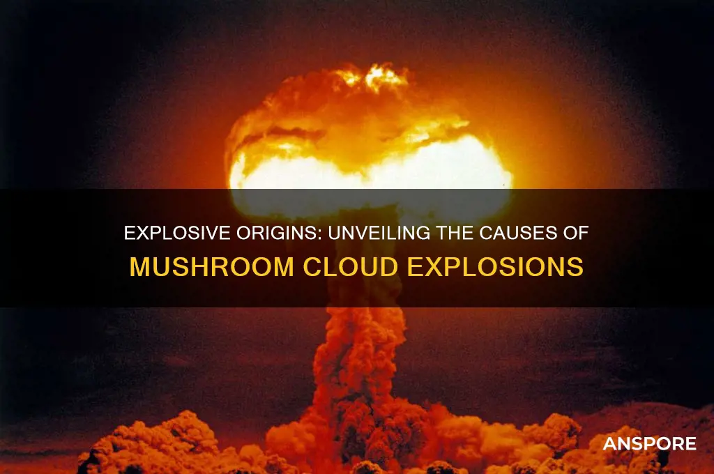 what can cause a mushroom cloud explosion