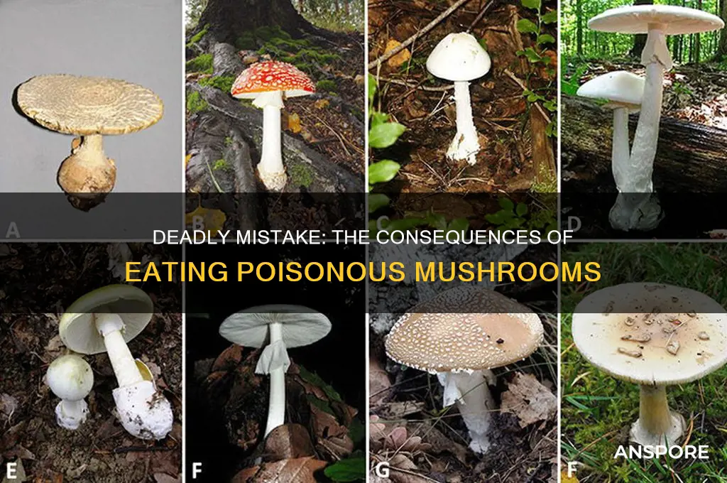 what can happen if you eat a poisonous mushroom