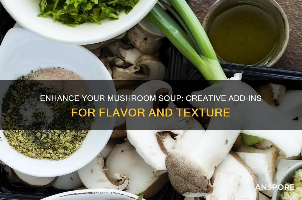 what can i add to mushroom soup