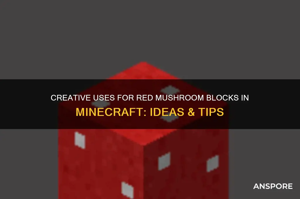 what can i do with a red mushroom block min