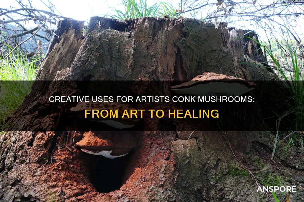 what can i do with artists conk mushrooms