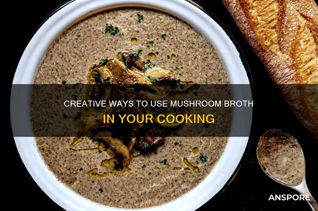 what can i do with mushroom broth