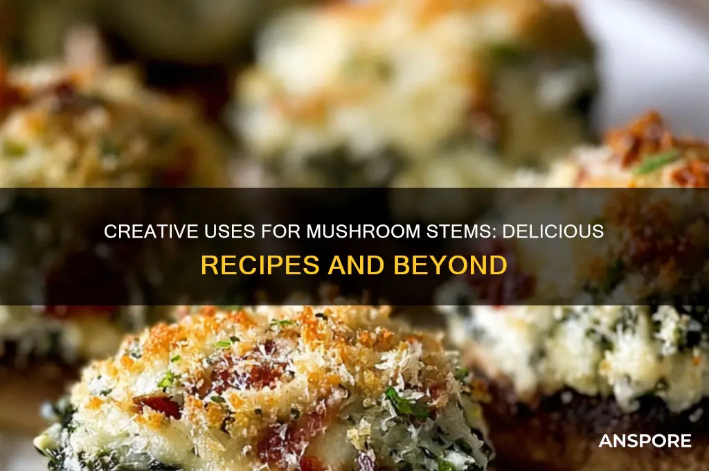 what can i do with mushroom stems