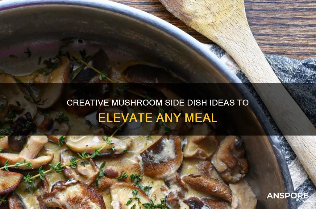 what can i do with mushrooms as a side dish