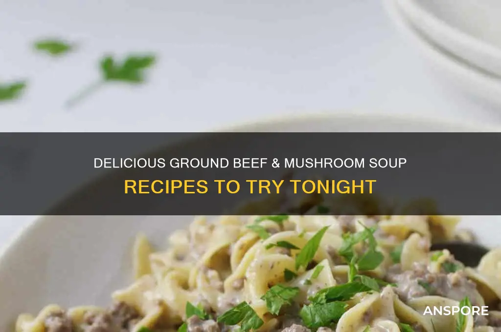 what can i make with ground beef and mushroom soup