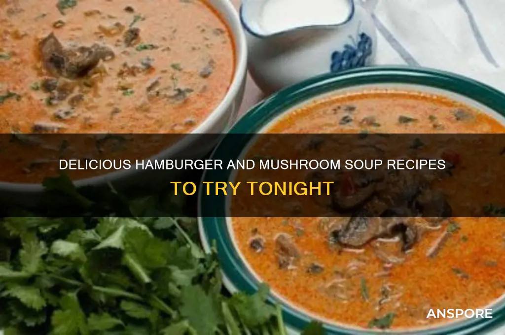 what can i make with hamburger and mushroom soup