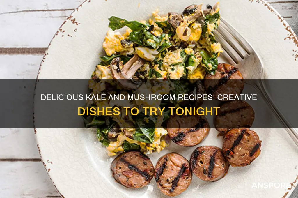 what can i make with kale and mushrooms